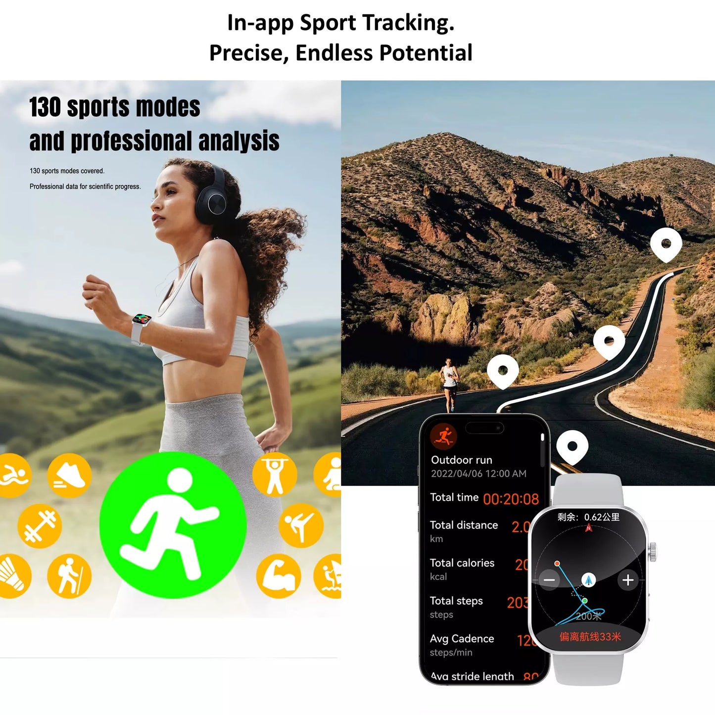 Nova V3 Smartwatch – Ultra-Slim AMOLED Fitness & Health Watch