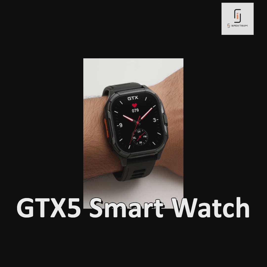 GTX5 GPS Smart Watch Premium Fitness Smartwatch Canada – ISPEKTRUM
