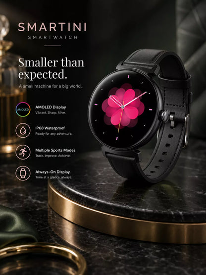Smartini Mini Smart Watch for Women — AMOLED Display • Health & Fitness Tracker