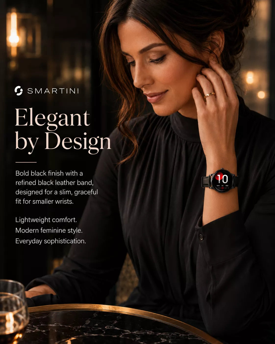 Smartini Mini Smart Watch for Women — AMOLED Display • Health & Fitness Tracker