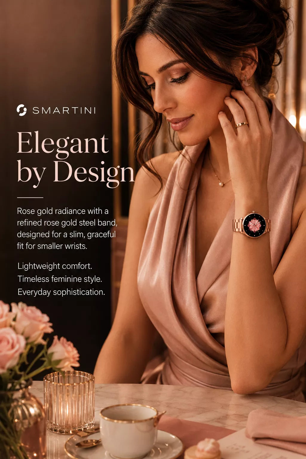 Smartini Mini Smart Watch for Women — AMOLED Display • Health & Fitness Tracker