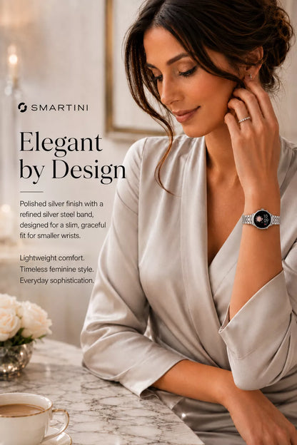 Smartini Mini Smart Watch for Women — AMOLED Display • Health & Fitness Tracker