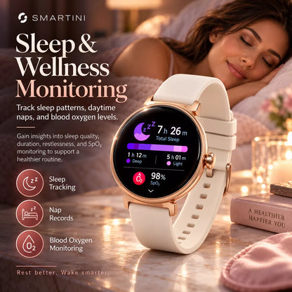 Smartini Mini Smart Watch for Women — AMOLED Display • Health & Fitness Tracker