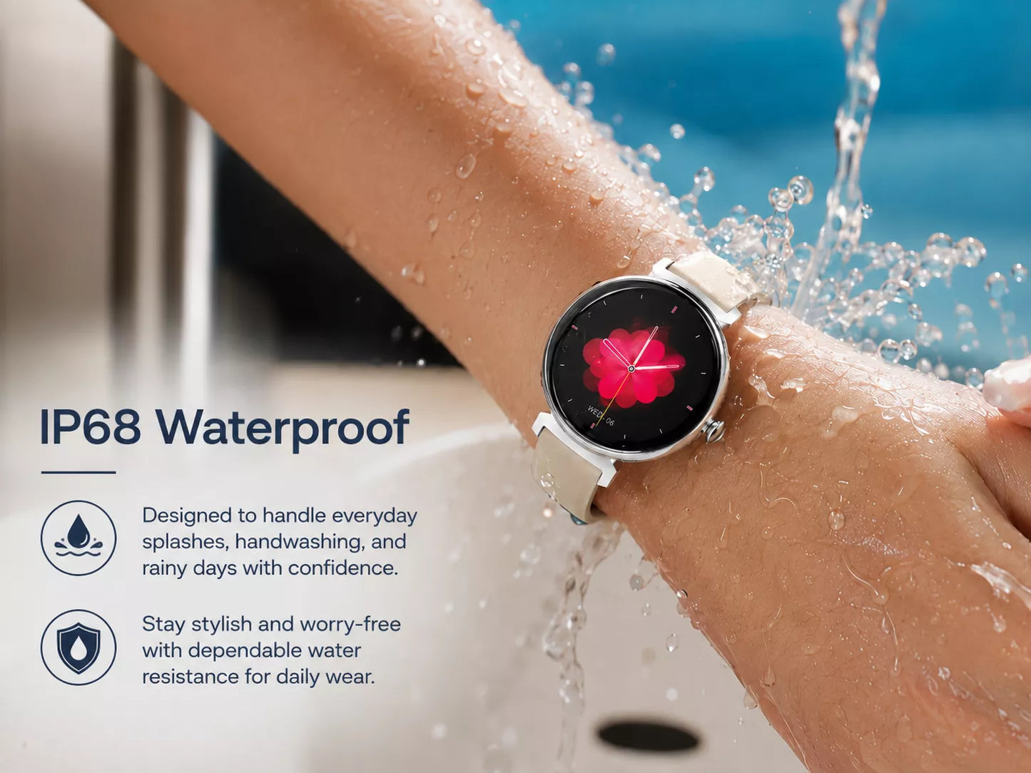 Smartini Mini Smart Watch for Women — AMOLED Display • Health & Fitness Tracker