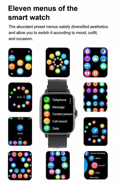 iS102 Smart Watch | Bluetooth Calling & Text
