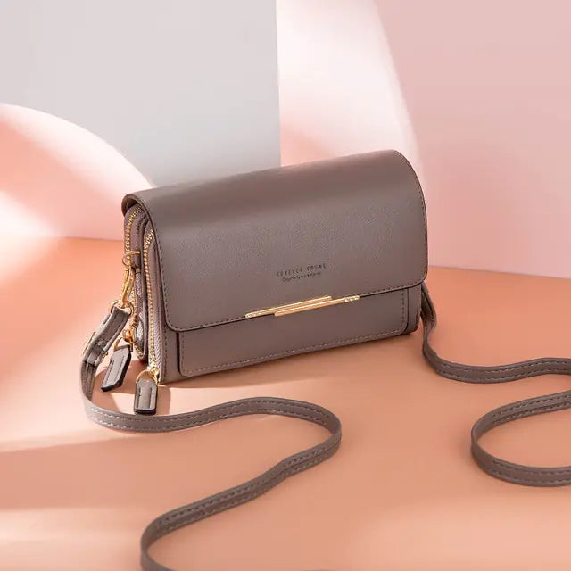 EvoLuxe Leather Shoulder Bag
