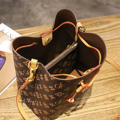 Velora Solace Bucket Shoulder Bag for Women | Genuine Leather