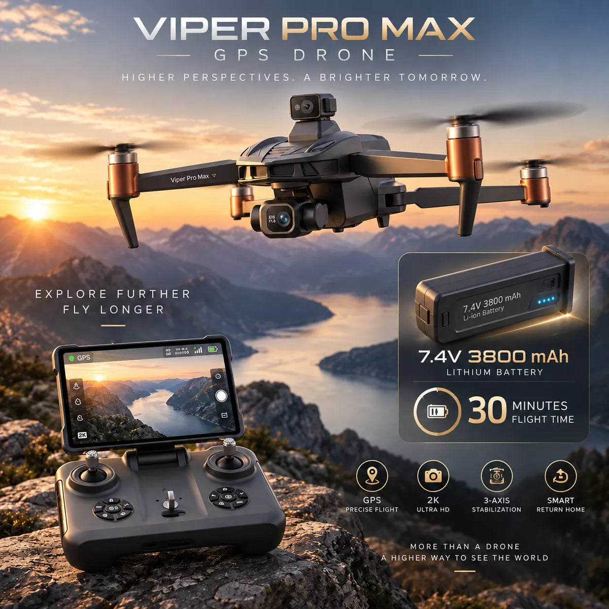 Viper Pro Max GPS Drone