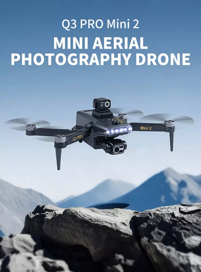 Vortex Q3 Mini 2 4K Drone | 7.8″ HD Screen, 3-Axis Gimbal & GPS