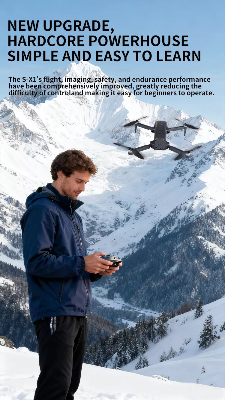 Vortex Q3 Mini 2 4K Drone | 7.8″ HD Screen, 3-Axis Gimbal & GPS