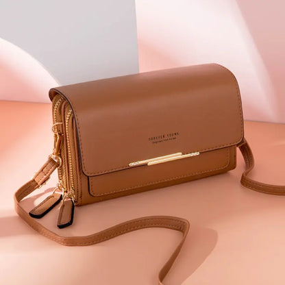 EvoLuxe Leather Shoulder Bag