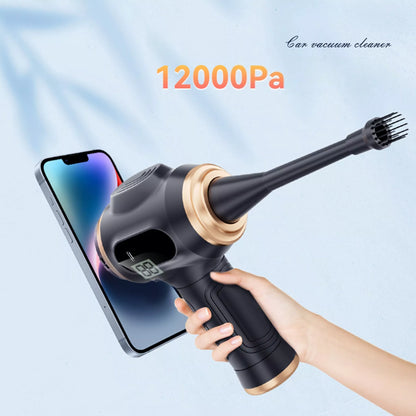 X88 Portable Cordless Vacuum Cleaner – 12000Pa 3-in-1 Handheld Vacuum & Blower