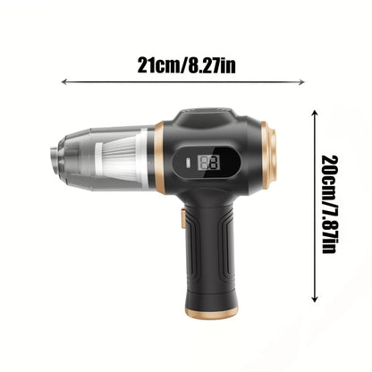 X88 Portable Cordless Vacuum Cleaner – 12000Pa 3-in-1 Handheld Vacuum & Blower