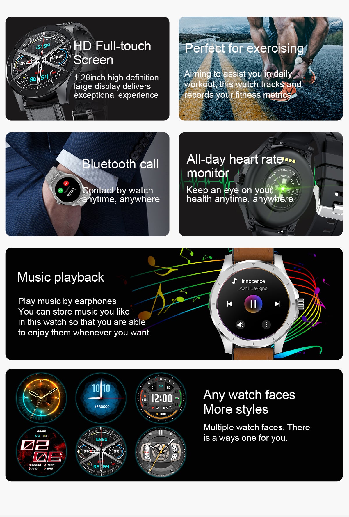 iS-X10 Smartwatch - ISPEKTRUM Smart Watch