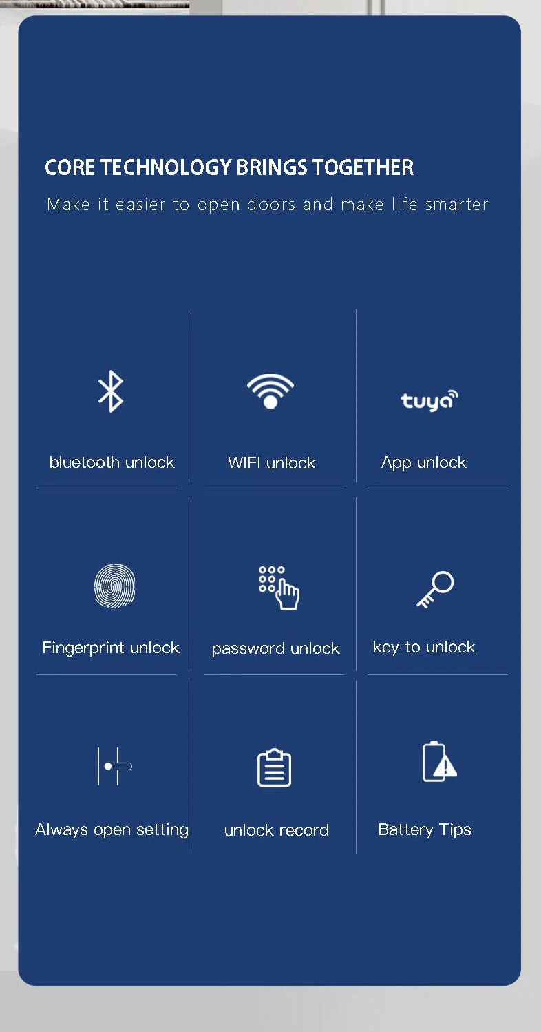 iSM06 Biometric Smart Lock - ISPEKTRUM Home & Garden
