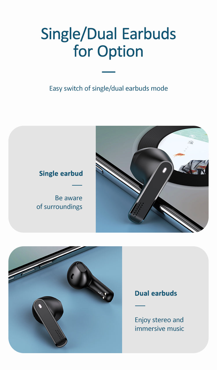 USAMS SM001 Wireless Earbuds - ISPEKTRUM Wireless Earbuds