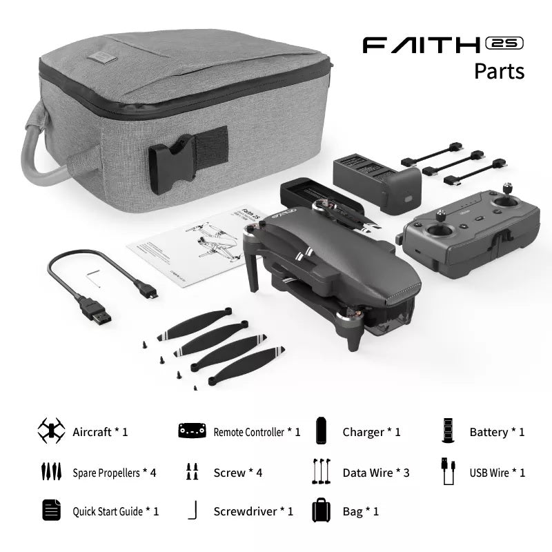 Faith 2S 4K Drone | 3-Axis Gimbal - ISPEKTRUM Toys & Games