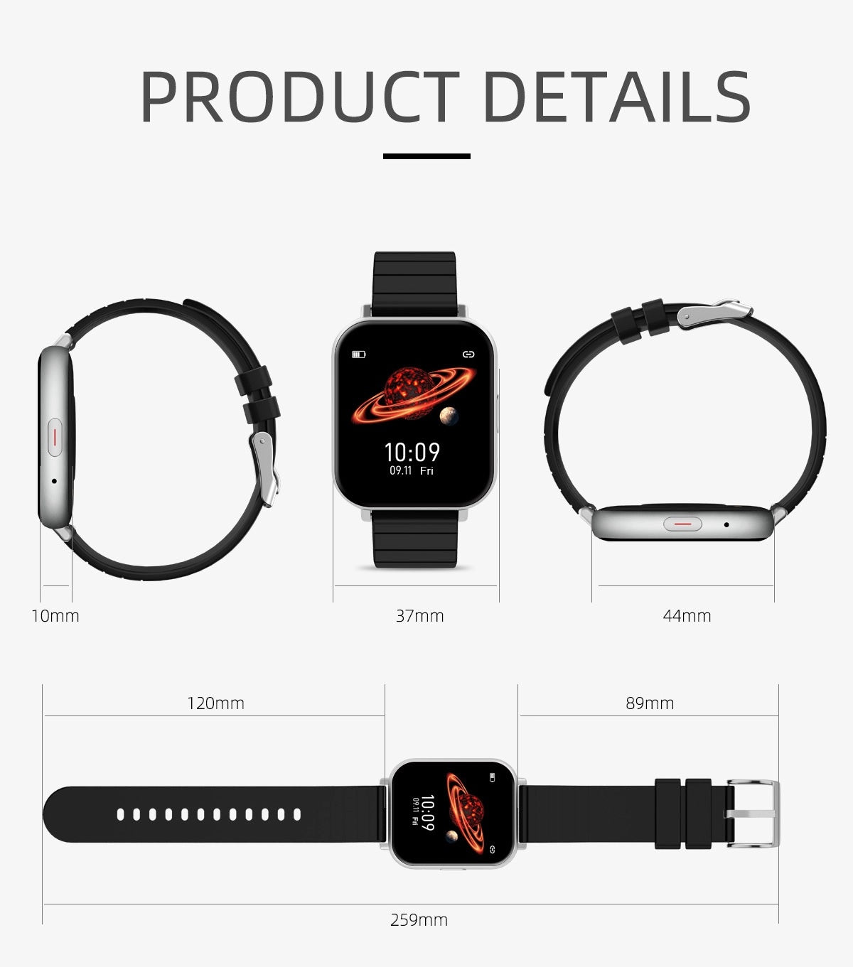 iS3 Smartwatch - ISPEKTRUM Smart Watch