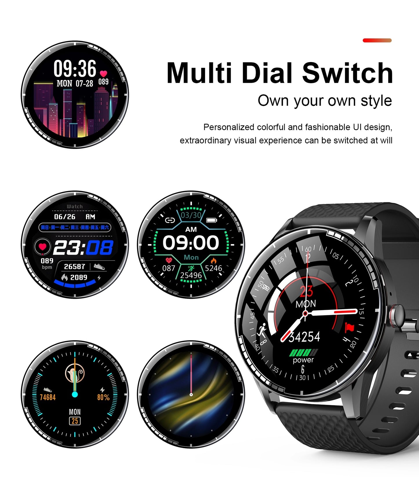 iS6 Smartwatch - ISPEKTRUM Smart Watch