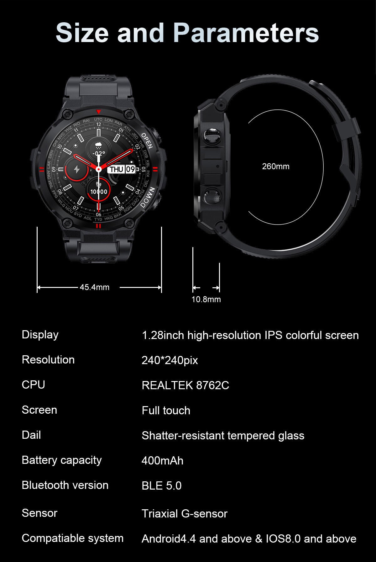 ISPEKTRUM IS22 Sports Smartwatch - ISPEKTRUM Smart Watch