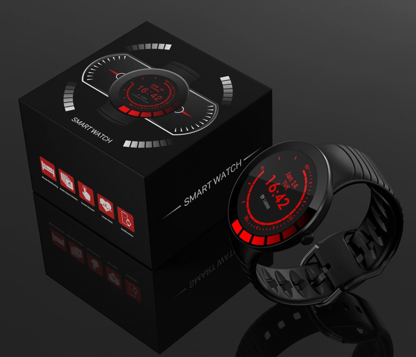 Rnoir Sports Smartwatch - ISPEKTRUM Smart Watch