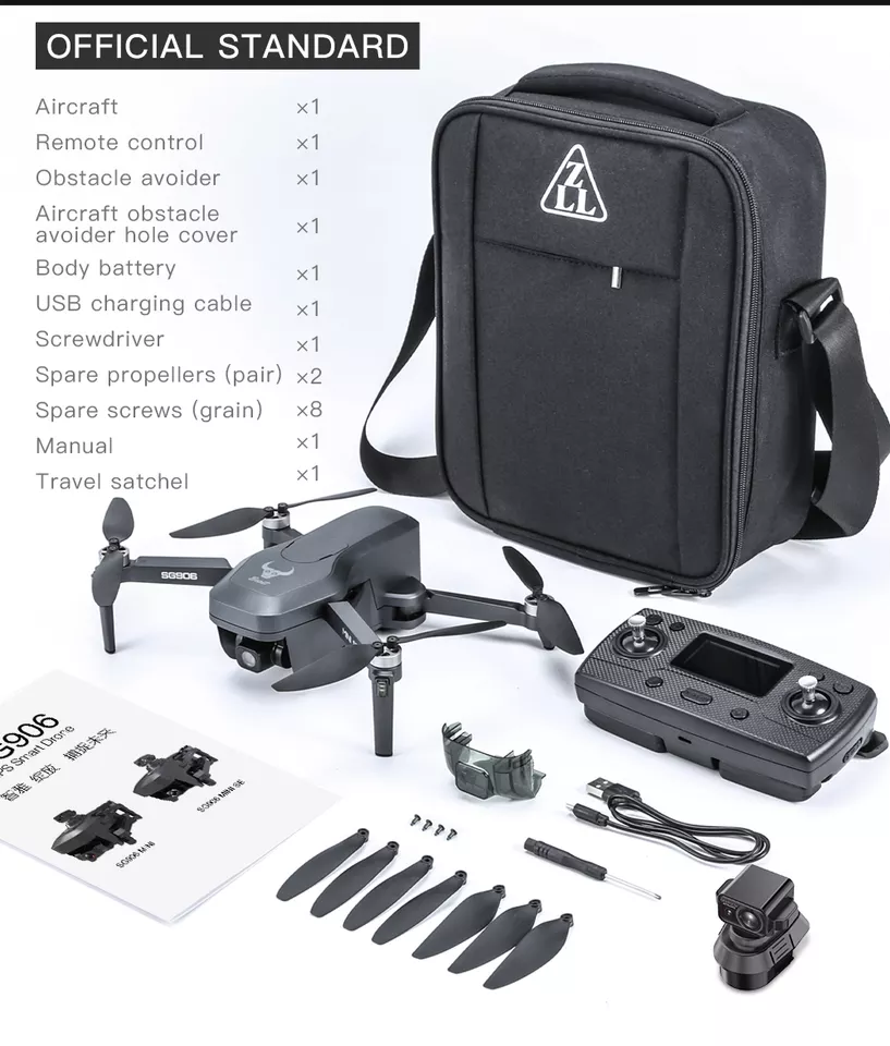 iSG906 MINI 4K Drone | 3-Axis Gimbal + EIS - ISPEKTRUM Toys & Games