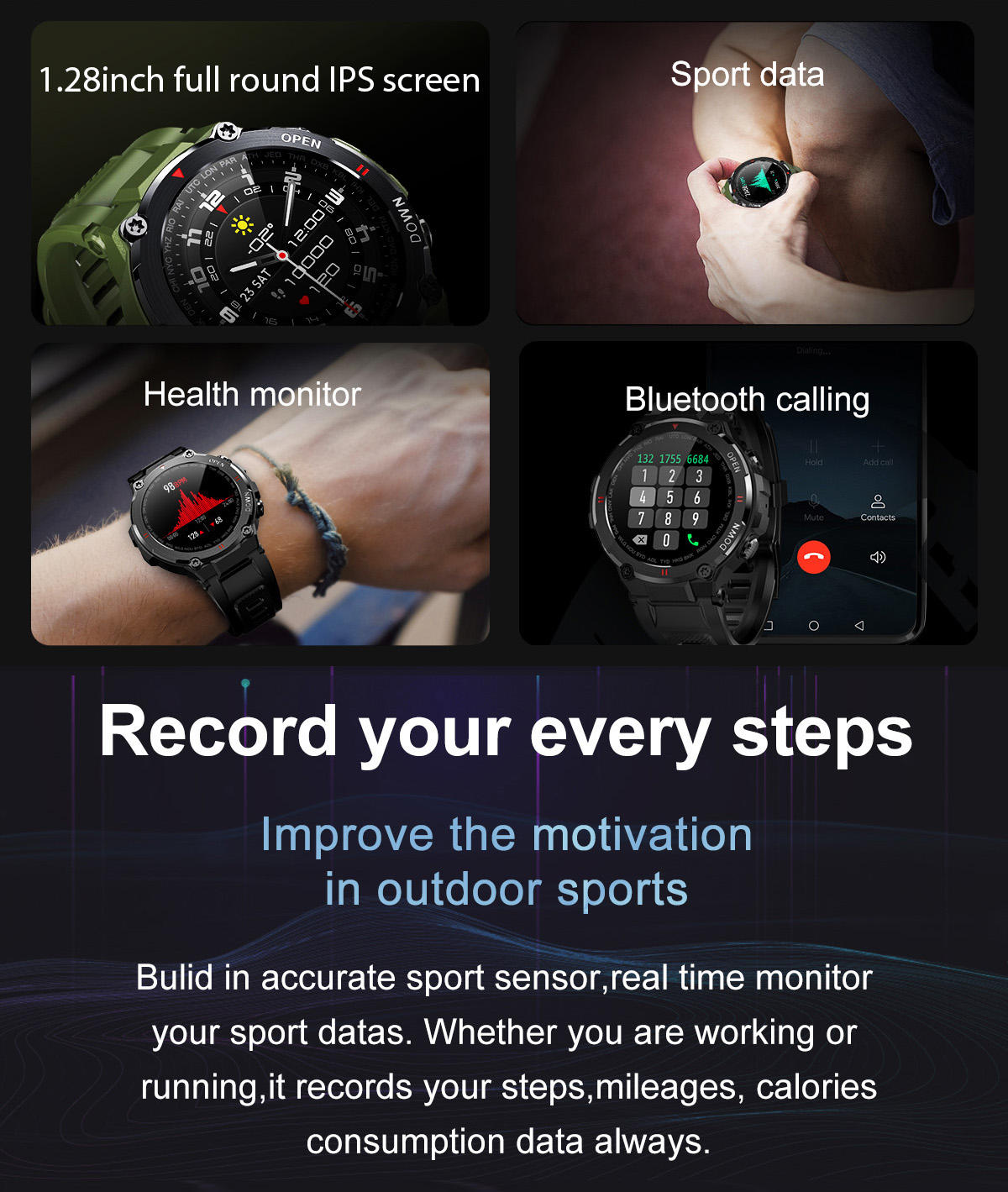 ISPEKTRUM IS22 Sports Smartwatch - ISPEKTRUM Smart Watch