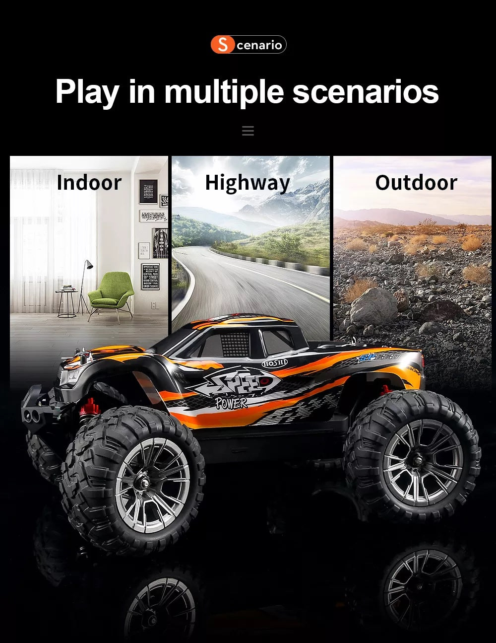 ISPEKTRUM N416 High Speed RC Car - ISPEKTRUM Toys & Games