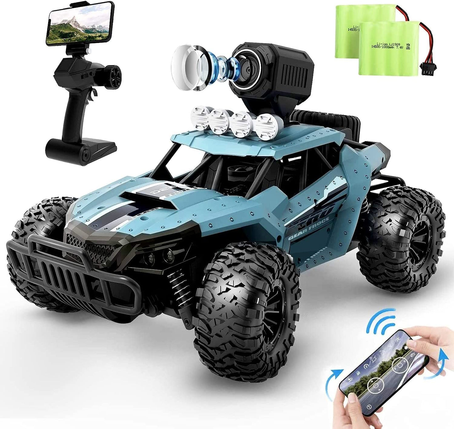 ISPEKTRUM Defender RC Monster Truck | Off Road Racer - ISPEKTRUM Toys & Games