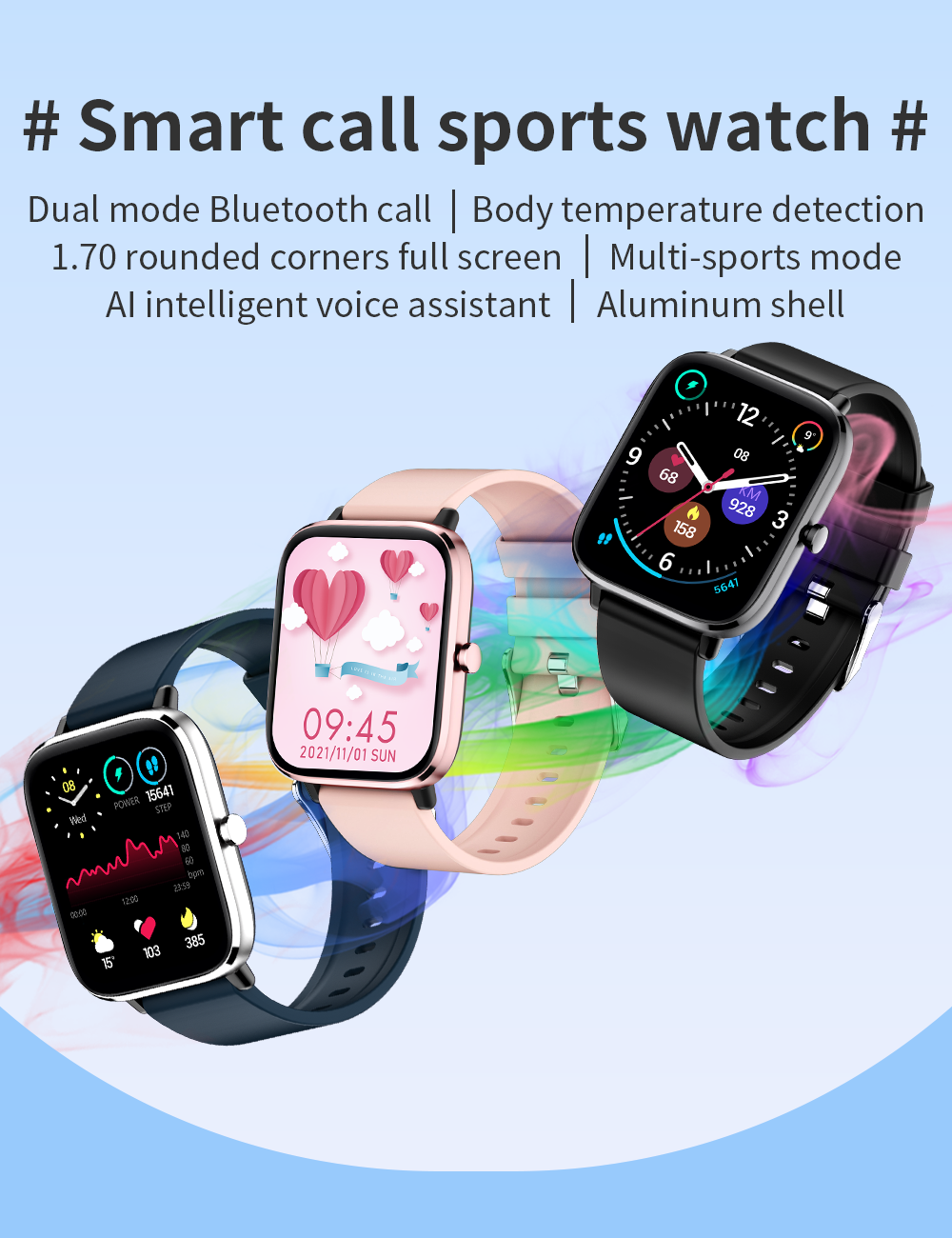 iS-T45S Smart Watch | Bluetooth Calling & Text - ISPEKTRUM Smart Watch