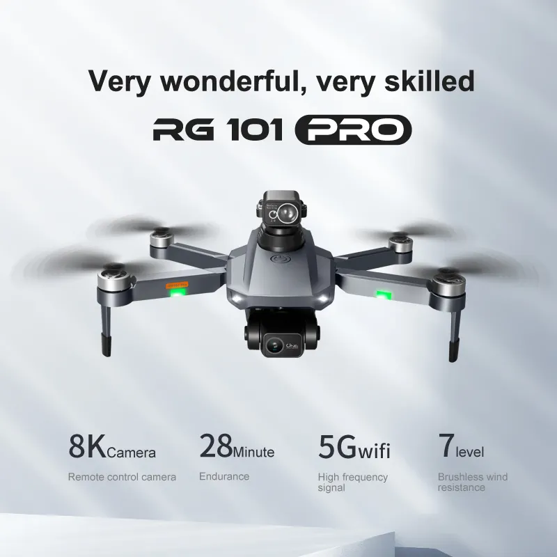 RG101 Pro 4K Drone | 2-Axis Gimbal - ISPEKTRUM Toys & Games