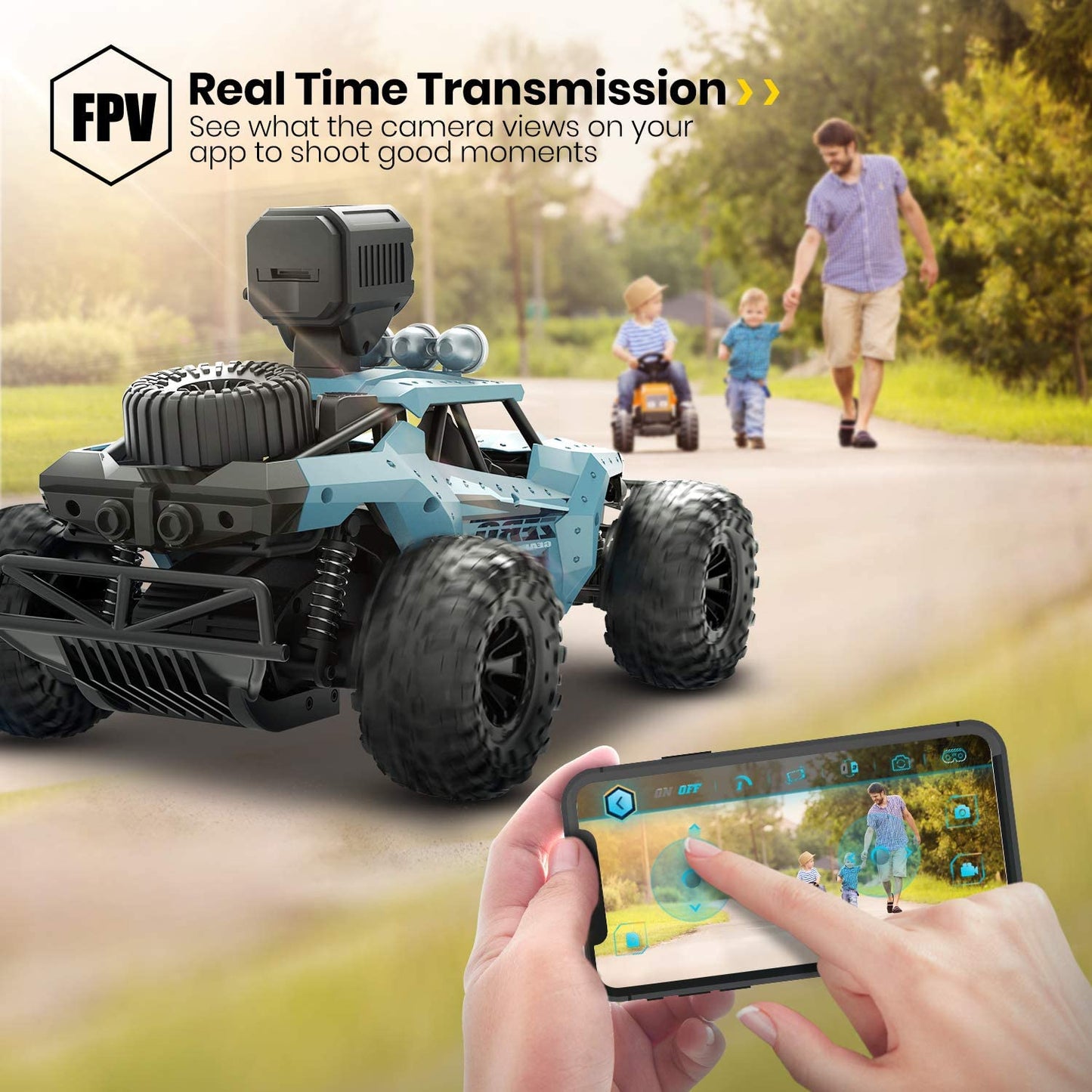 ISPEKTRUM Defender RC Monster Truck | Off Road Racer - ISPEKTRUM Toys & Games