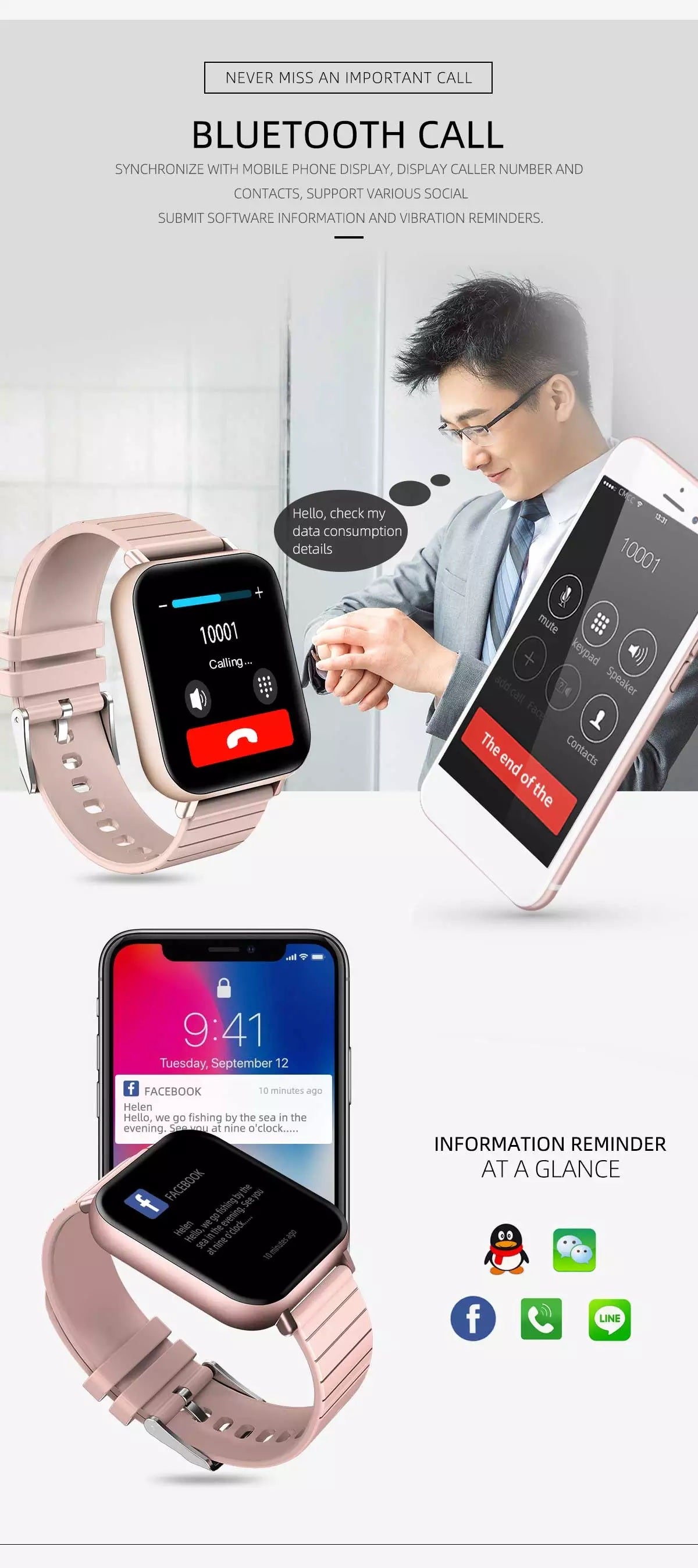 iS3 Smartwatch - ISPEKTRUM Smart Watch