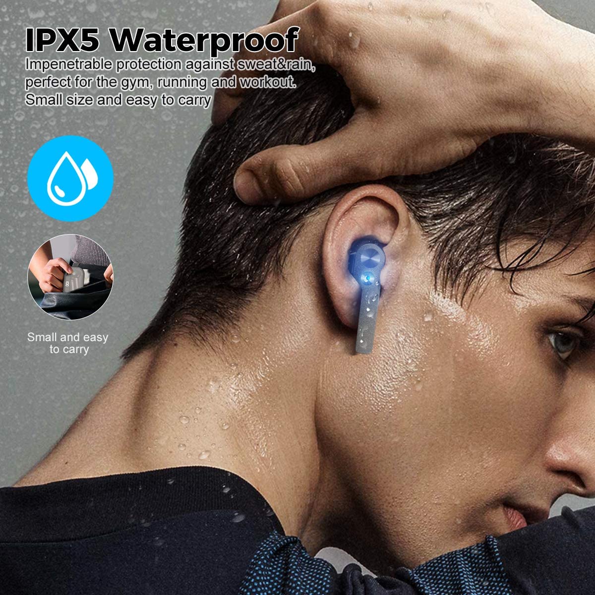 TWS808 Wireless Sports Earbuds - ISPEKTRUM Wireless Earbuds