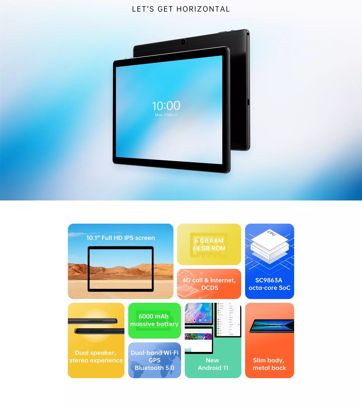 T1021 - Android 11 Tablet - ISPEKTRUM Tablets