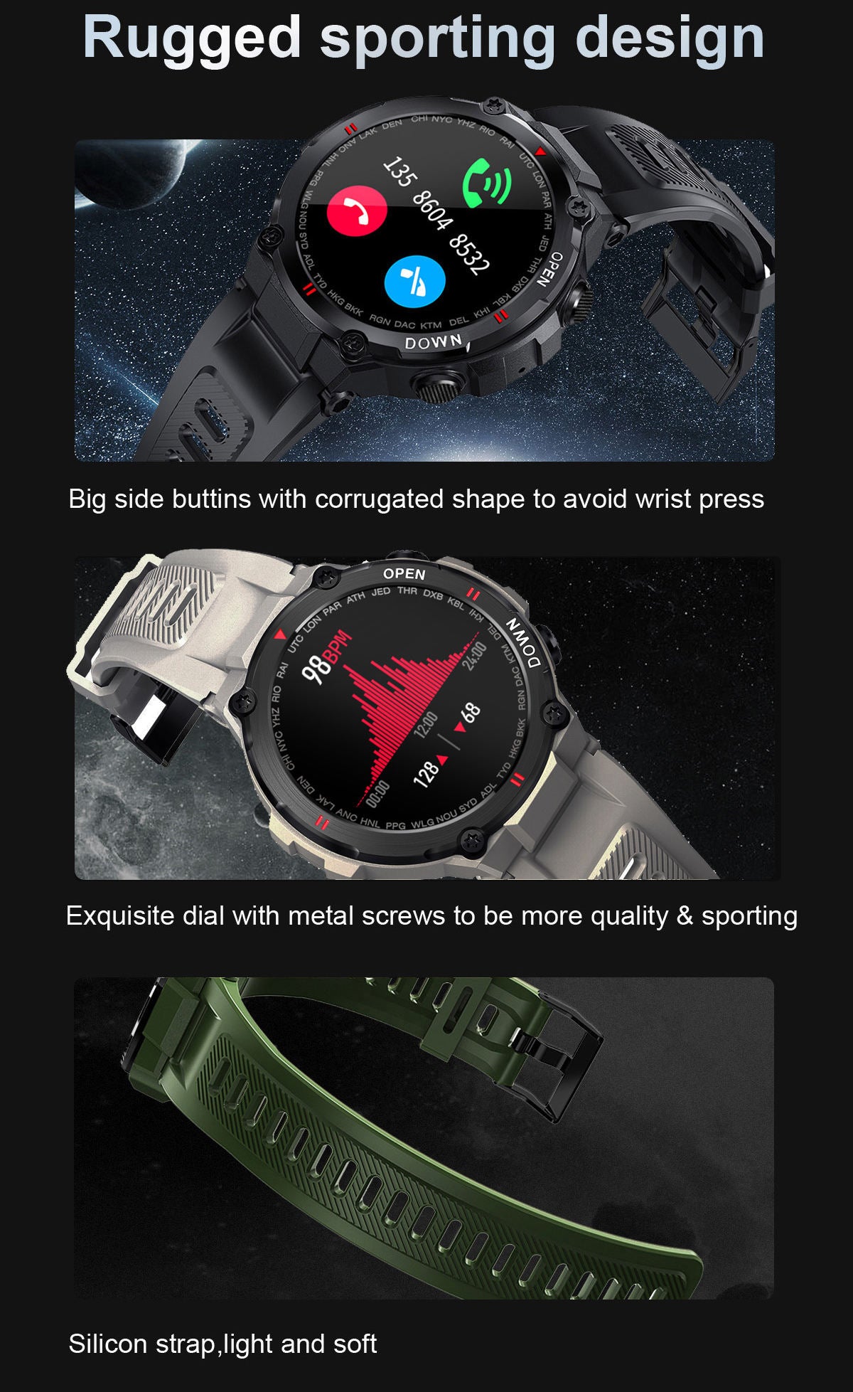 ISPEKTRUM IS22 Sports Smartwatch - ISPEKTRUM Smart Watch