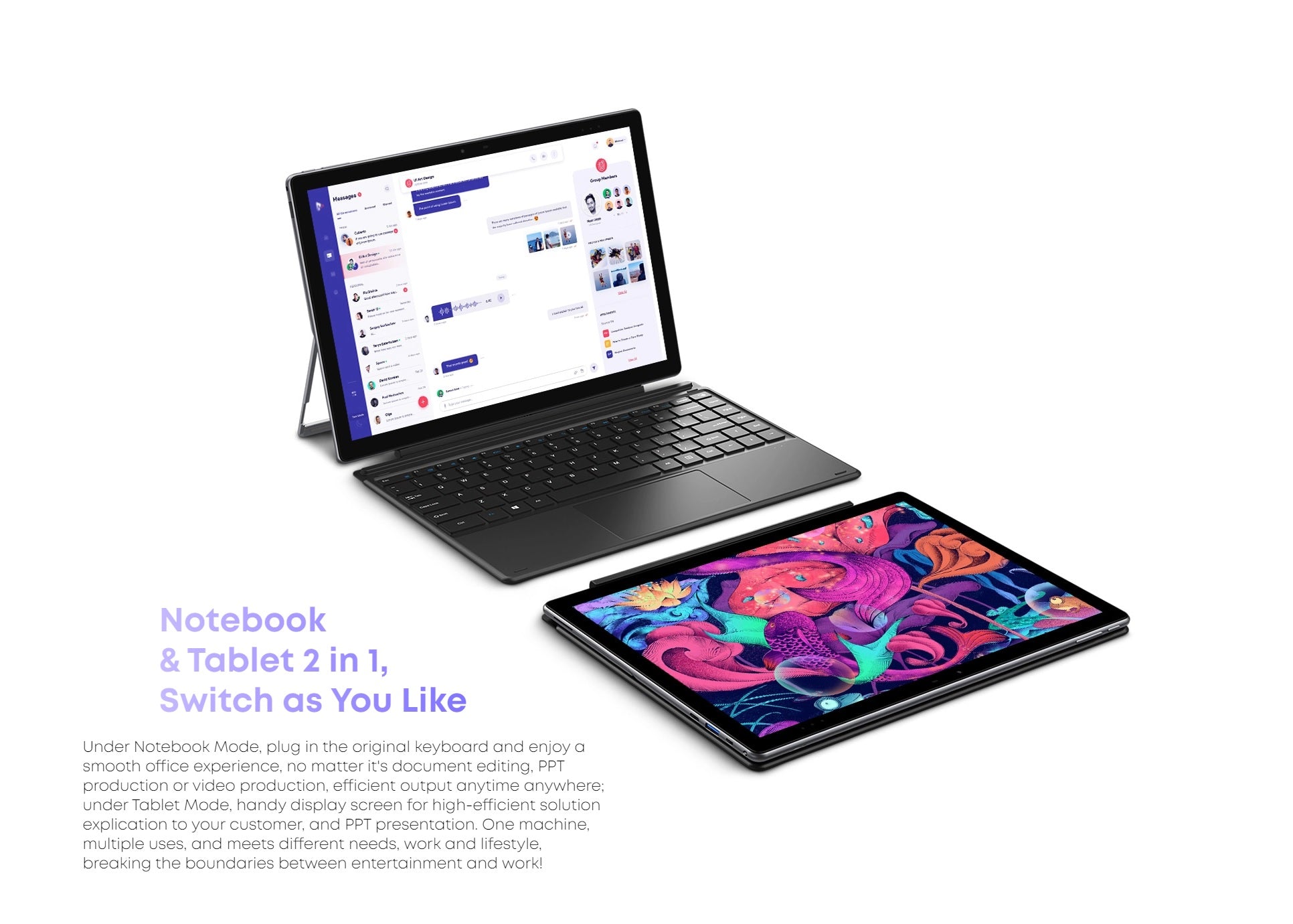 UBook XPro - Windows Laptop/Tablet PC | Intel Core i7 - ISPEKTRUM Tablets