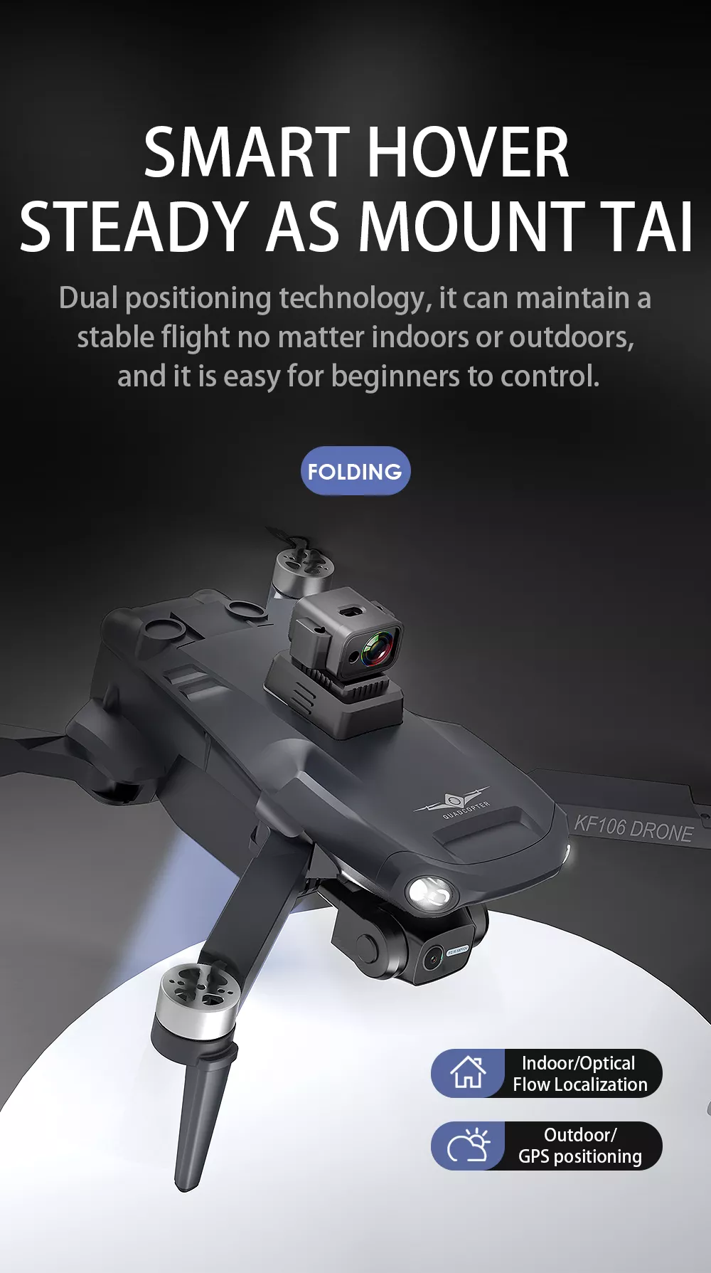 iSKF106 Max 4K Drone | 3-Axis Gimbal - ISPEKTRUM Toys & Games