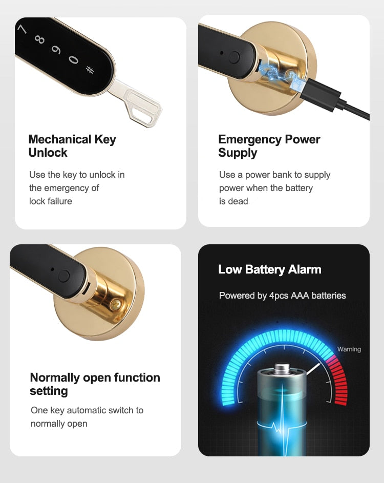 iSM06 Biometric Smart Lock - ISPEKTRUM Home & Garden