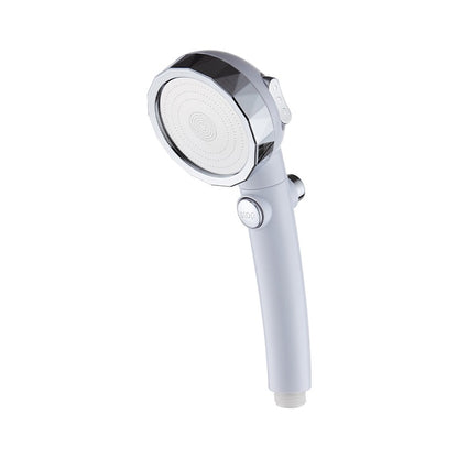 Water Saving High Pressure Shower Head Hand Hold Round Bathroom Accessory Chrome ABS Shower Heads - ISPEKTRUM Home & Garden