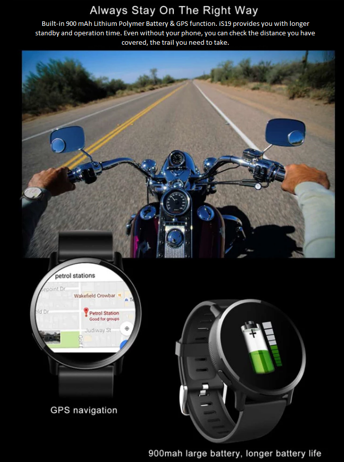 Deosai iS19 - Android Smartwatch - ISPEKTRUM Smart Watch