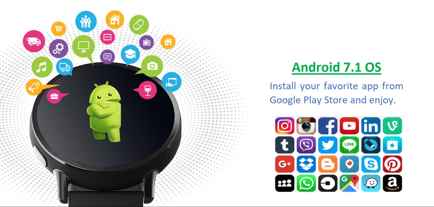 Deosai iS19 - Android Smartwatch - ISPEKTRUM Smart Watch